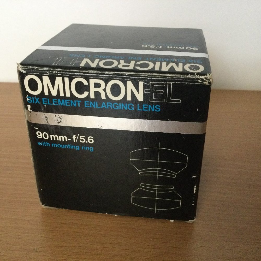 OMICRON SIX ELEMENT ENLARGING LENS 90mm f/5.6 MADE in JAPAN in original box